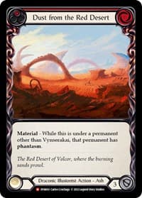 Dust from the Red Desert - Dynasty - Flesh and Blood TCG card