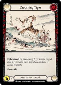 Crouching Tiger - Dynasty - Flesh and Blood TCG card