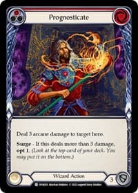 Prognosticate (Red) - Dynasty - Flesh and Blood TCG card