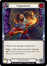 Prognosticate (Yellow) - Dynasty - Flesh and Blood TCG card
