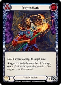 Prognosticate (Blue) - Dynasty - Flesh and Blood TCG card