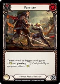 Puncture (Red) - Dynasty - Flesh and Blood TCG card