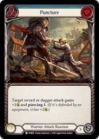 Puncture (Blue) - Dynasty - Flesh and Blood TCG card