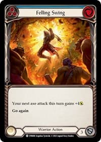 Felling Swing (Blue) - Dynasty - Flesh and Blood TCG card