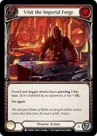 Visit the Imperial Forge (Red) - Dynasty - Flesh and Blood TCG card