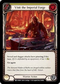 Visit the Imperial Forge (Yellow) - Dynasty - Flesh and Blood TCG card