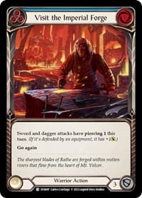 Visit the Imperial Forge (Blue) - Dynasty - Flesh and Blood TCG card