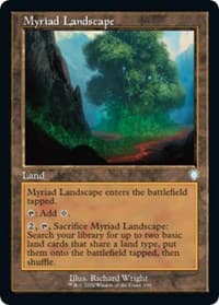 Myriad Landscape (Retro Frame) - Commander: The Brothers' War - Magic: The Gathering card