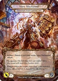 Construct Nitro Mechanoid // Nitro Mechanoid (Marvel) - Dynasty - Flesh and Blood TCG card