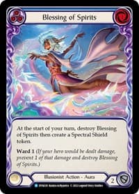 Blessing of Spirits (Blue) - Dynasty - Flesh and Blood TCG card