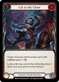 Cut to the Chase (Red) - Dynasty - Flesh and Blood TCG card