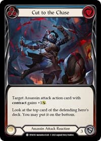 Cut to the Chase (Blue) - Dynasty - Flesh and Blood TCG card