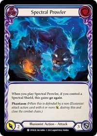 Spectral Prowler (Blue) - Dynasty - Flesh and Blood TCG card