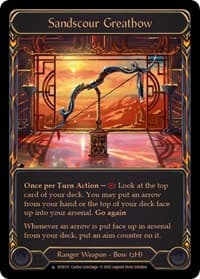 Sandscour Greatbow (Marvel) - Dynasty - Flesh and Blood TCG card