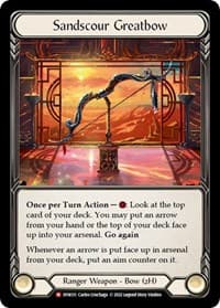 Sandscour Greatbow - Dynasty - Flesh and Blood TCG card