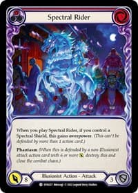 Spectral Rider (Red) - Dynasty - Flesh and Blood TCG card