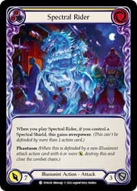 Spectral Rider (Yellow) - Dynasty - Flesh and Blood TCG card