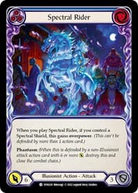 Spectral Rider (Blue) - Dynasty - Flesh and Blood TCG card