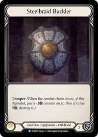 Steelbraid Buckler - Dynasty - Flesh and Blood TCG card