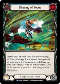 Blessing of Focus (Blue) - Dynasty - Flesh and Blood TCG card