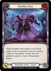 Deathly Duet (Yellow) - Dynasty - Flesh and Blood TCG card