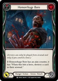 Hemorrhage Bore (Red) - Dynasty - Flesh and Blood TCG card