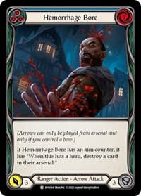 Hemorrhage Bore (Blue) - Dynasty - Flesh and Blood TCG card