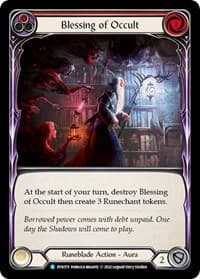 Blessing of Occult (Red) - Dynasty - Flesh and Blood TCG card