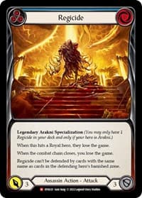 Regicide - Dynasty - Flesh and Blood TCG card