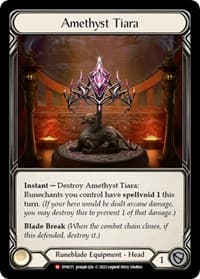 Amethyst Tiara - Dynasty - Flesh and Blood TCG card