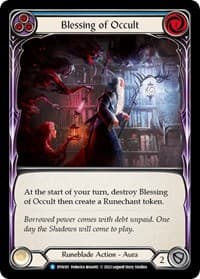 Blessing of Occult (Blue) - Dynasty - Flesh and Blood TCG card