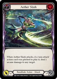 Aether Slash (Red) - Dynasty - Flesh and Blood TCG card