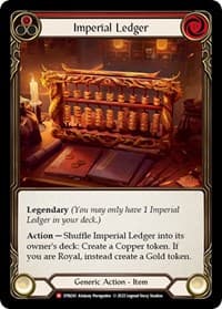Imperial Ledger - Dynasty - Flesh and Blood TCG card