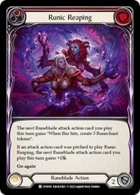 Runic Reaping (Red) - Dynasty - Flesh and Blood TCG card