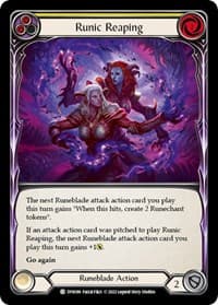 Runic Reaping (Yellow) - Dynasty - Flesh and Blood TCG card