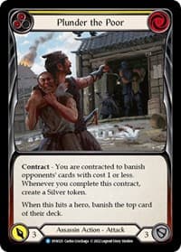 Plunder the Poor (Yellow) - Dynasty - Flesh and Blood TCG card