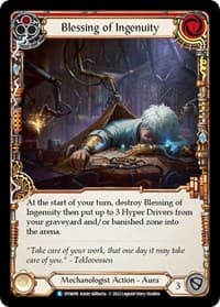 Blessing of Ingenuity (Red) - Dynasty - Flesh and Blood TCG card