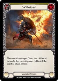 Withstand (Yellow) - Dynasty - Flesh and Blood TCG card