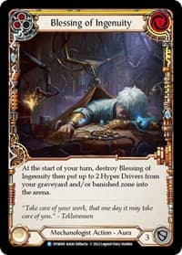 Blessing of Ingenuity (Yellow) - Dynasty - Flesh and Blood TCG card