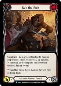 Rob the Rich (Red) - Dynasty - Flesh and Blood TCG card