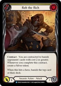 Rob the Rich (Yellow) - Dynasty - Flesh and Blood TCG card