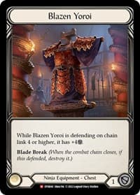 Blazen Yoroi - Dynasty - Flesh and Blood TCG card