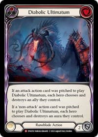 Diabolic Ultimatum - Dynasty - Flesh and Blood TCG card