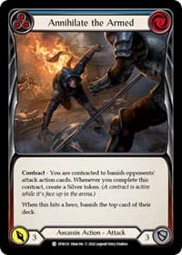 Annihilate the Armed (Blue) - Dynasty - Flesh and Blood TCG card