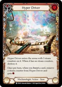 Hyper Driver (Red) - Dynasty - Flesh and Blood TCG card