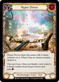 Hyper Driver (Yellow) - Dynasty - Flesh and Blood TCG card