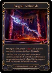 Surgent Aethertide (Marvel) - Dynasty - Flesh and Blood TCG card