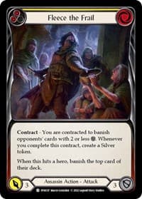Fleece the Frail (Yellow) - Dynasty - Flesh and Blood TCG card