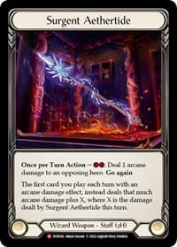 Surgent Aethertide - Dynasty - Flesh and Blood TCG card