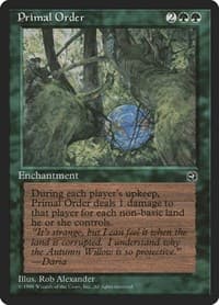 Primal Order - Homelands - Magic: The Gathering card